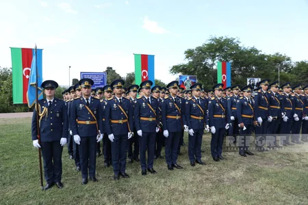 В Военном институте имени Гейдара Алиева состоялась очередная церемония выпуска