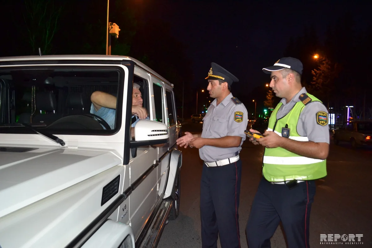 Mingəçevirdə yol polisi reyd keçirib