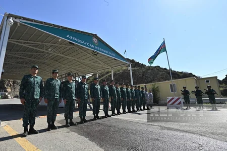 Memory of martyrs honored at Lachin border checkpoint