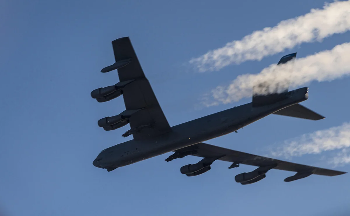 B-52 bombers arrive in Middle East, US military says