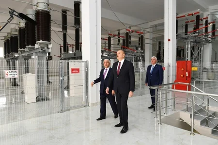 Prezident Azərenerji ASC-nin Dübəndi yarımstansiyanın açılışında iştirak etdi - YENİLƏNİB