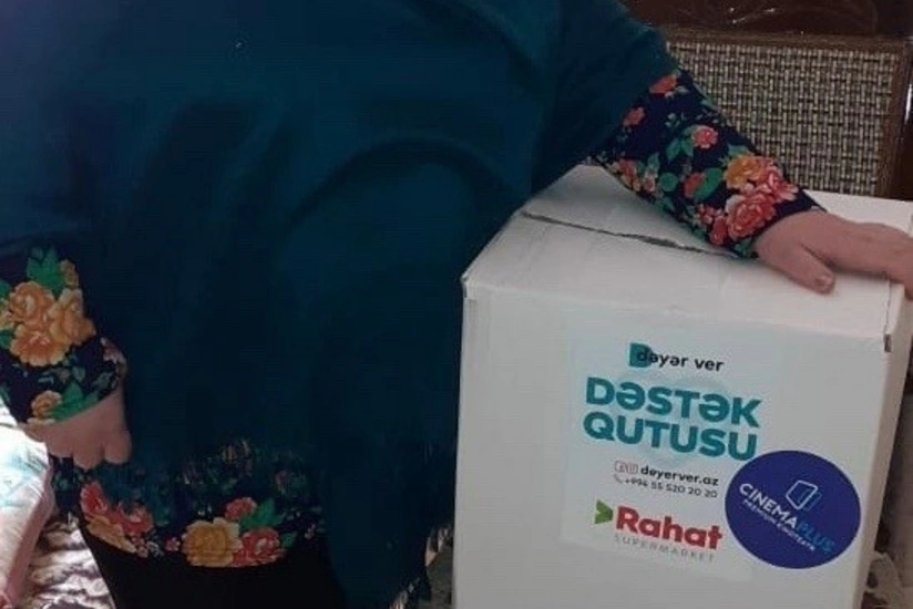 “CinemaPlus” 100 aztəminatlı ailəyə yardım etdi