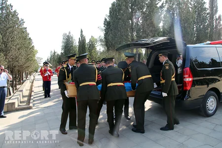 General-leytenant Ziya Yusifzadə II Fəxri Xiyabanda dəfn olunub - FOTO