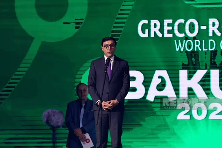 Bakıda yunan-Roma güləşi üzrə Dünya Kubokunun açılış mərasimi keçirilib
