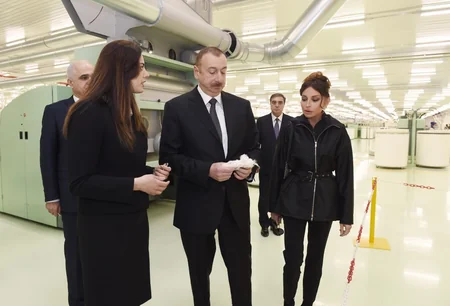 “Mingəçevir Tekstil” MMC-nin iplik istehsalı üzrə iki müəssisəsinin açılışı olub