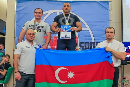 Azərbaycan idmançısı güc idman növündə dünya çempionu olub