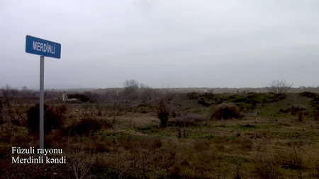 Footage from Merdinli village of Fuzuli