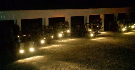 During exercises, troops were redeployed at night - VIDEO