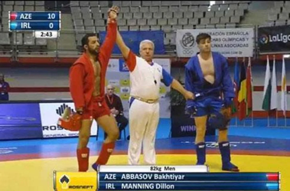 AÇ: Azərbaycan samboçusu erməniyə qalib gələrək bürünc medal qazanıb