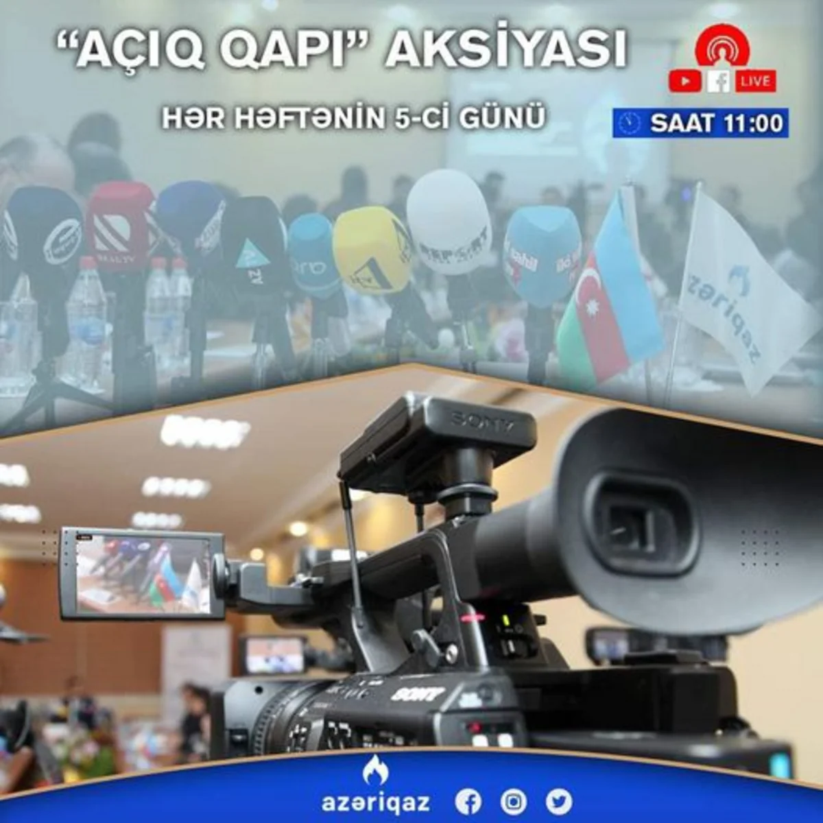 Sabah “Azəriqaz”da media və QHT nümayəndələri ilə görüş keçiriləcək
