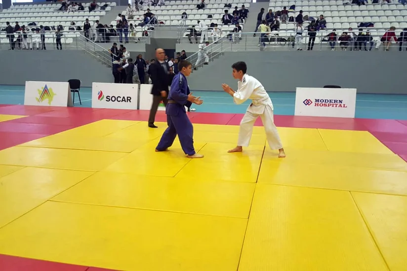 Ağcabədidə cüdo üzrə Aran-Qarabağ bölgə birincilyi keçirilir - FOTO
