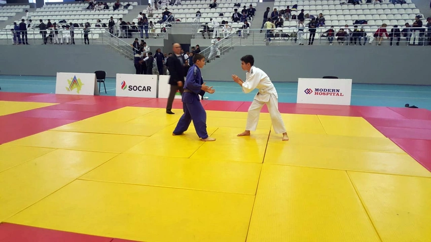 Ağcabədidə cüdo üzrə Aran-Qarabağ bölgə birincilyi keçirilir - FOTO