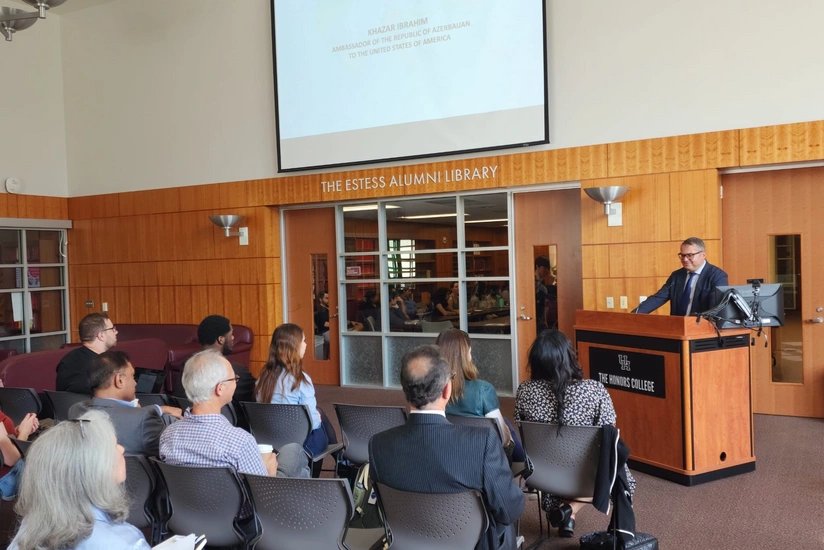 Houston Universitetində Ermənistan-Azərbaycan münasibətləri barədə suallar cavablandırılıb