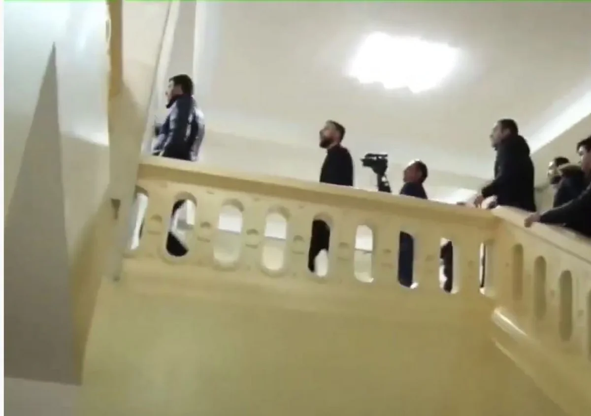 Armenian protesters storm university building