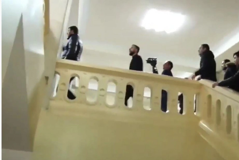 Armenian protesters storm university building