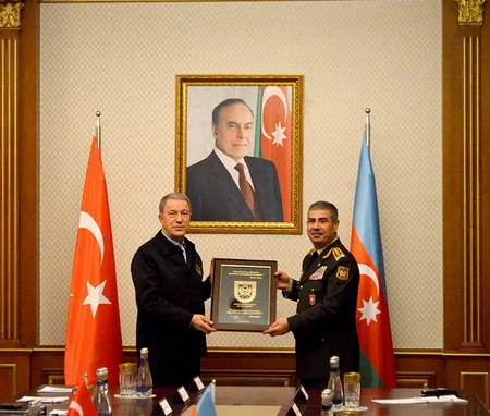 Zakir Həsənovla Hulusi Akarın görüşü olub
