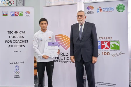 Bakıda atletika məşqçiləri üçün texniki kursa yekun vurulub
