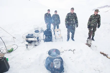 Alpinistlərin itkin düşdüyü dağlardan - FOTOREPORTAJ