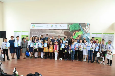 Məktəblilər arasında ekoloji mövzuda keçirilən müsabiqənin final mərhələsi keçirilib