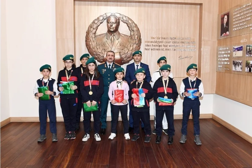 DSX rəisi Tehranda “Master Cup” beynəlxalq turnirində qələbə qazanan idmançılarla görüşüb