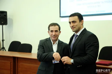 Bir qrup idmançı və idman mütəxəssisinin mükafatlandırılma mərasimi keçirilib