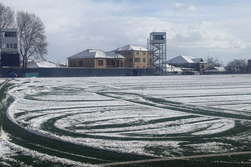 Şamaxı - Səbail oyunu qar səbəbindən gec başlayacaq