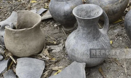 Ancient household items found in Aghdam