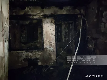 Nəsimi rayonunda yaşayış evindəki yanğın söndürülüb - YENİLƏNİB-2