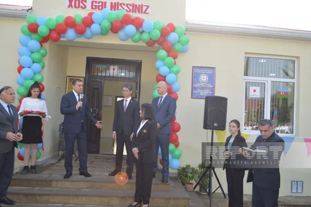 Yaponiya səfiri Astarada məktəb açılışında iştirak edib