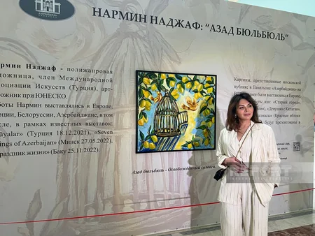 Moskvada azərbaycanlı rəssamın sərgisi açılıb