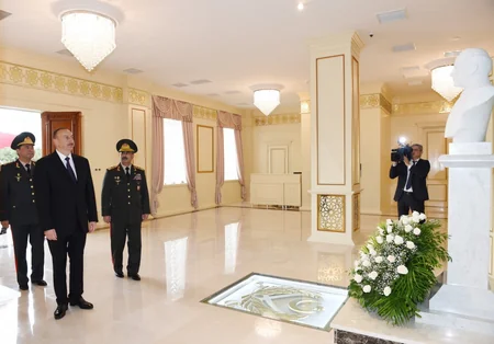 President Ilham Aliyev attended the opening of a new administrative building of General Staff of Armed Forces