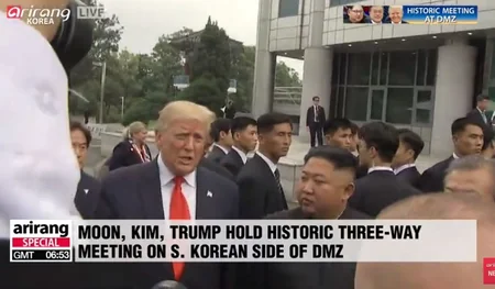 ABŞ və KXDR liderləri arasında görüş başlayıb - CANLI YAYIM - YENİLƏNİB-2