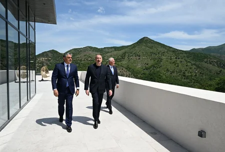 President Ilham Aliyev attends opening of 'Lachin' Recreation Complex