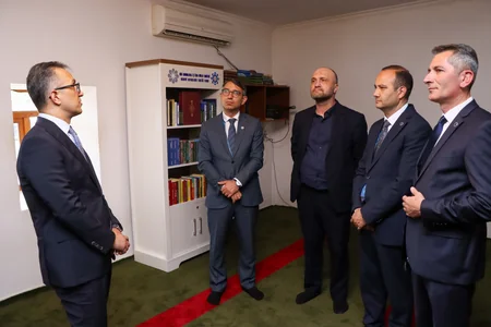 Ramin Məmmədov Qusardakı “Mustafa Kazdal” və Həsənqala kənd məscidlərini ziyarət edib