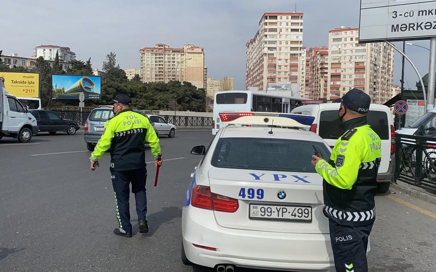 Bakıda reyd keçirildi, yol polisini aldatmaq istəyən sürücülər aşkarlandı