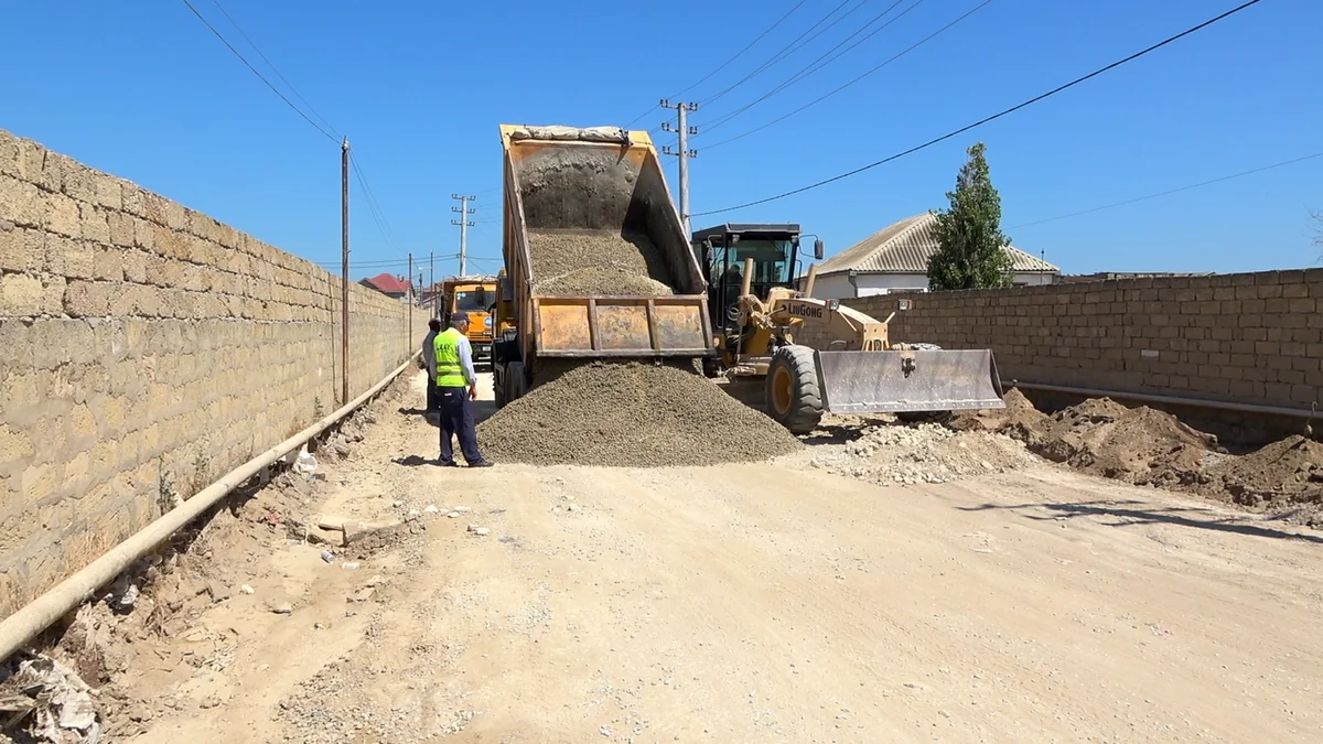 Pirşağı qəsəbəsinin bütün küçələri təmir ediləcək