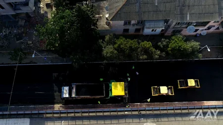 Bakının Nizami rayonunun Şirin Mirzəyev küçəsi təmir edilir