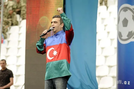 Ölkə Kubokunun final matçından əvvəl Tünzalə Ağayevanın konserti olub