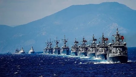 Türkiyə 3 dənizdə eyni vaxtda hərbi təlimlər keçirir