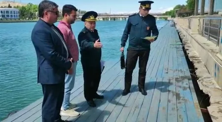 Mingəçevirdə kiçikhəcmli gəmilərin dayanacağında çoxsaylı nöqsanlar aşkarlanıb