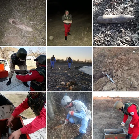 Ötən ay Azərbaycanda 158 ədəd partlamamış hərbi sursat tapılıb