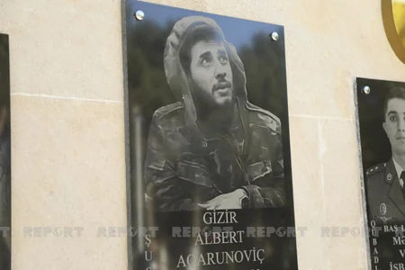 Abşeronda şəhid tankçıların xatirəsi əbədiləşdirilib