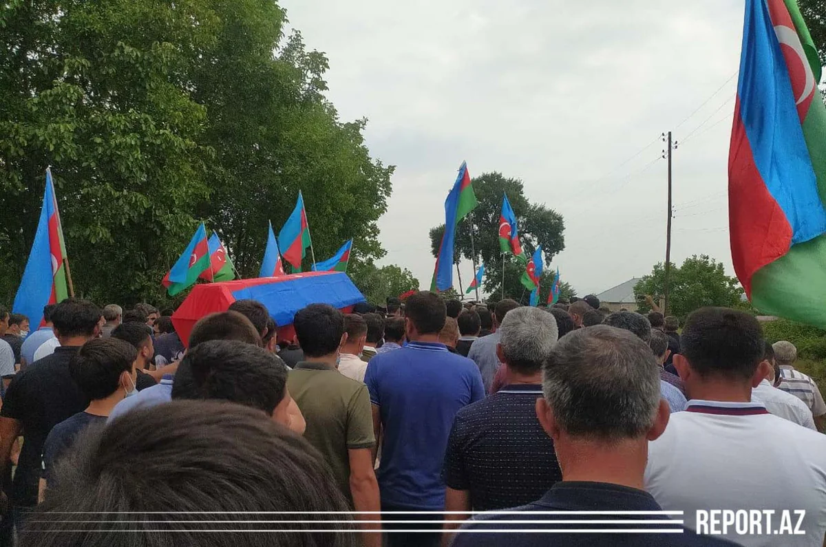 Ağstafada şəhid dəfn edilib
