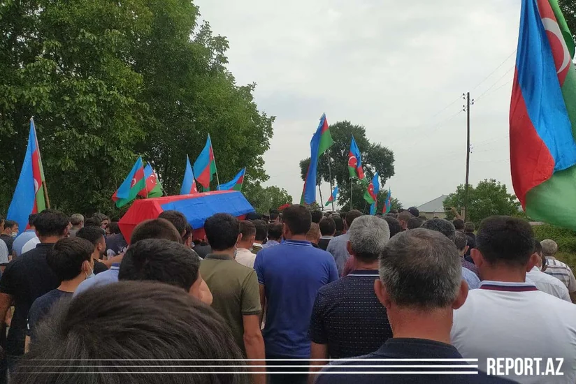 Ağstafada şəhid dəfn edilib