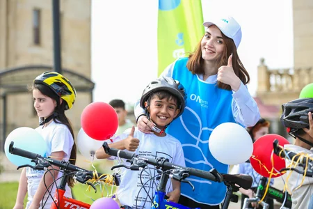 200 bicycles gifted to children across Azerbaijani districts at Leyla Aliyeva's initiative