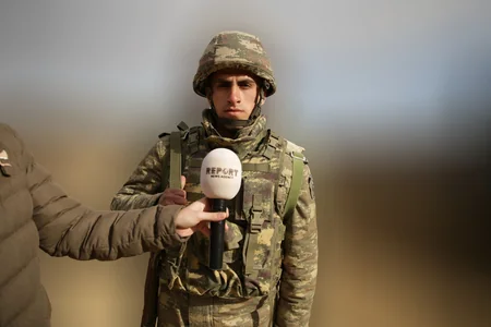 Azad edilən ərazilərdə dislokasiya olunan bölmələrdən FOTOREPORTAJ