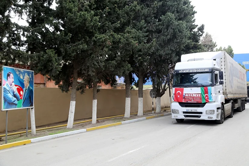 Müdafiə Nazirliyi İğdırdan göndərilən yardımı qəbul edib