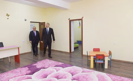 A newly built 100-seat kindergarten opens in Gobustan district