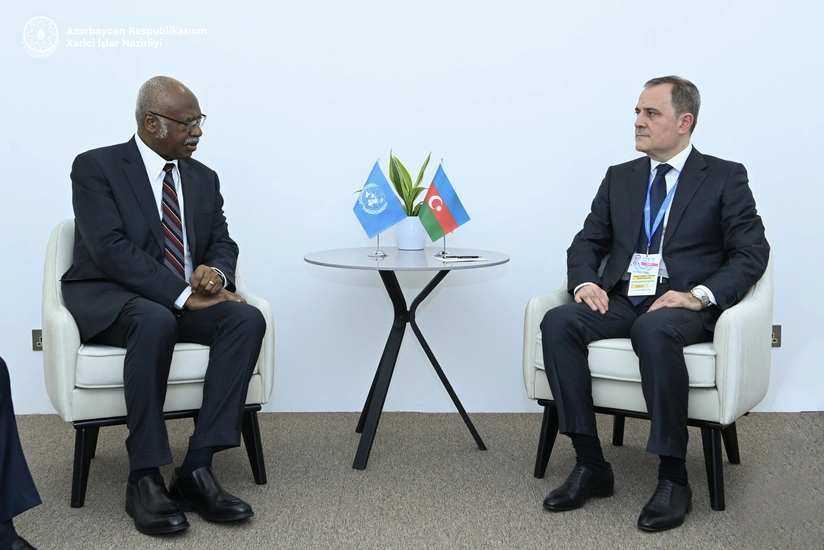 Ceyhun Bayramov Filemon Yanq ilə Azərbaycan-BMT əməkdaşlığını müzakirə edib