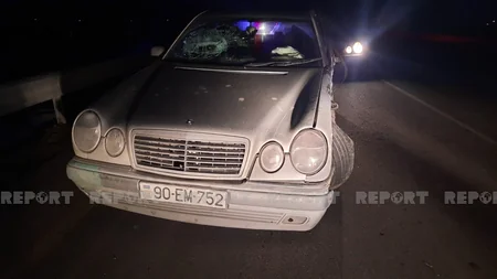 Цепная авария в Кюрдамире, есть пострадавшие